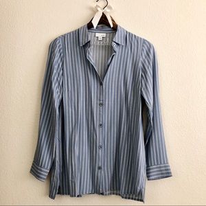 Striped button down shirt
